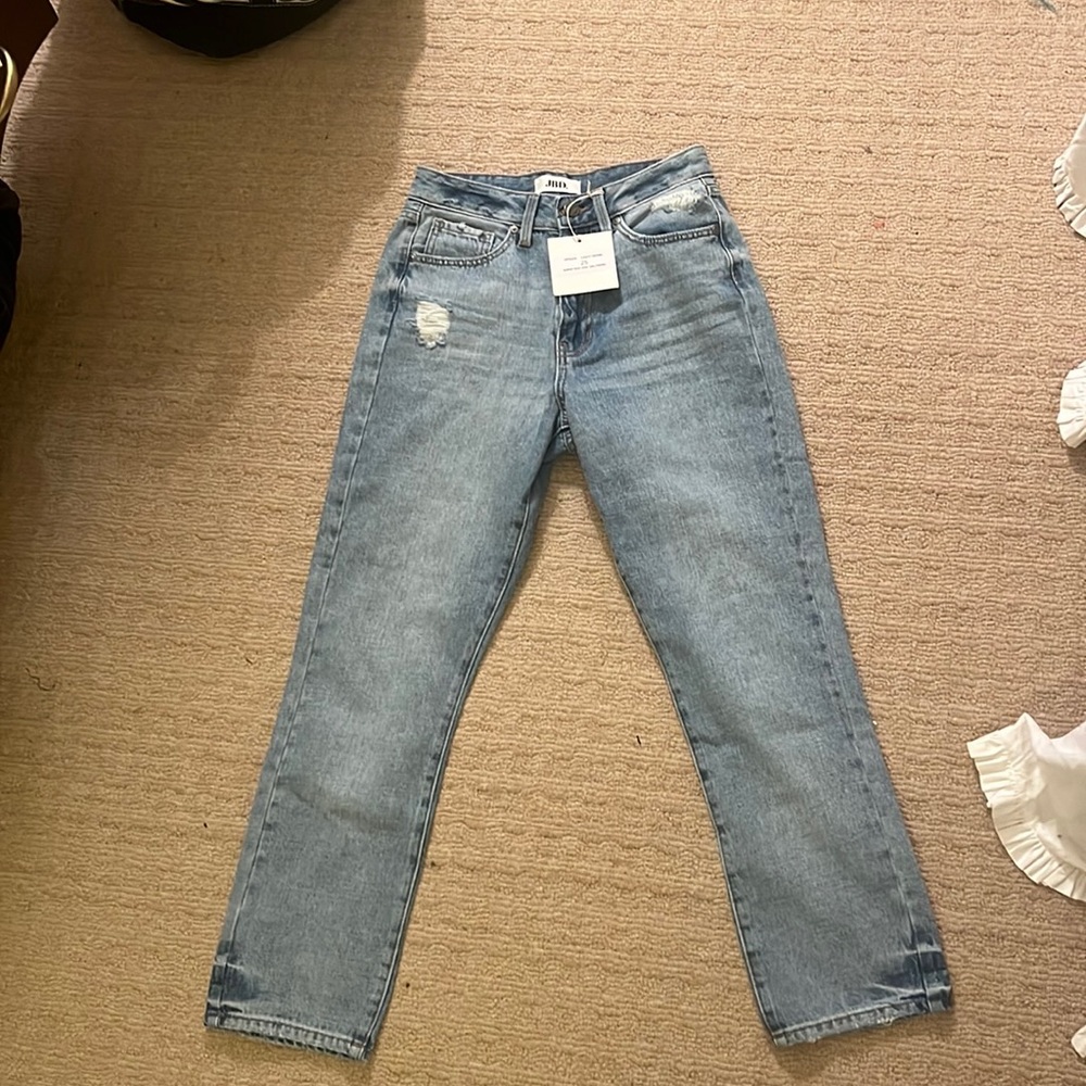NWT JBD Super High Rise Girlfriend Jeans SIZE 25